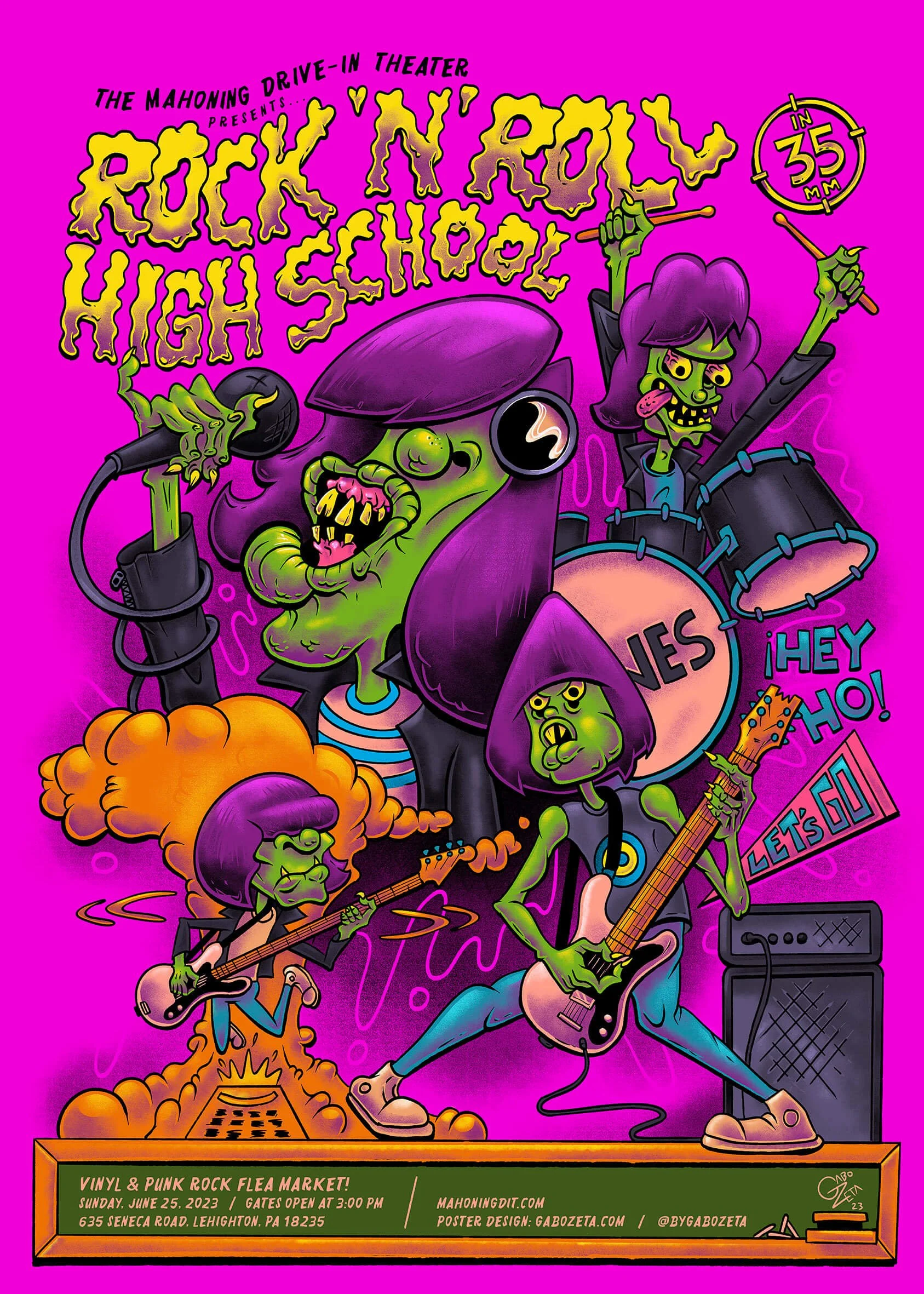 GaboZeta freelance lowbrow illustrator - rat fink style cartoon